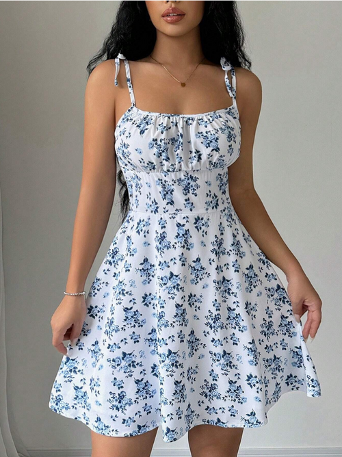 Women’s Blossom Breeze Floral Mini Dress