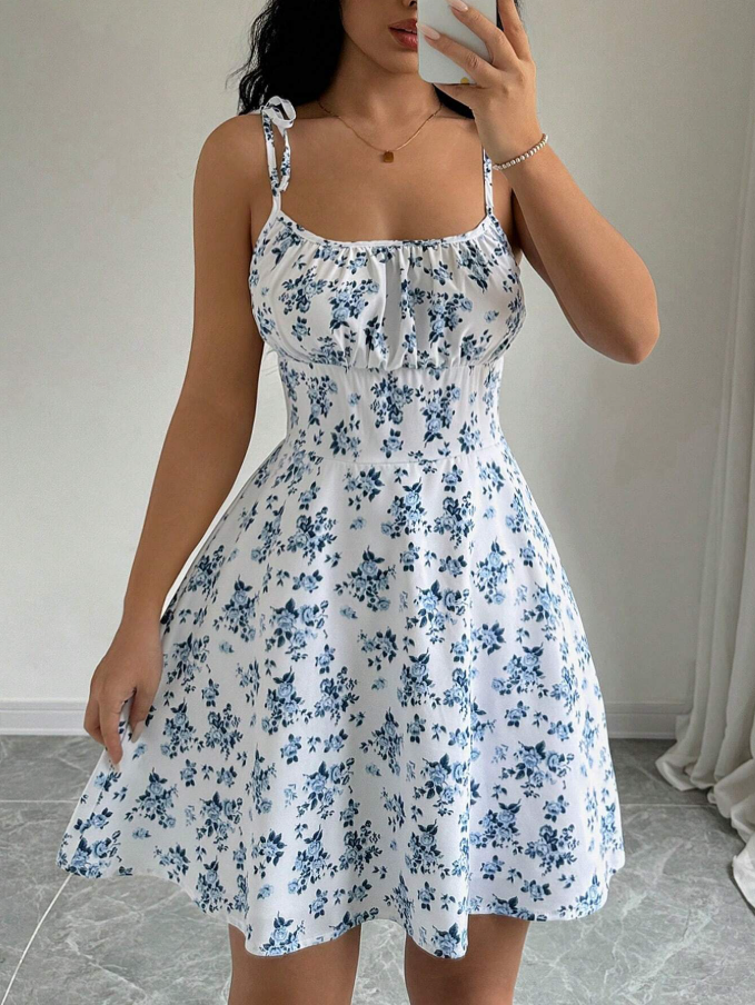 Women’s Blossom Breeze Floral Mini Dress