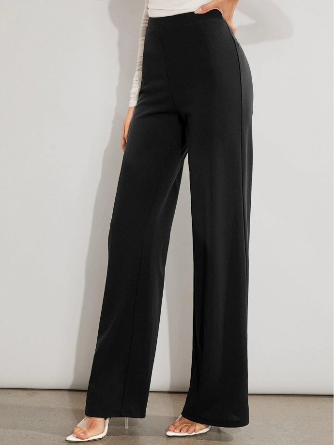 Women's High Waist Wide Leg Dress Pants