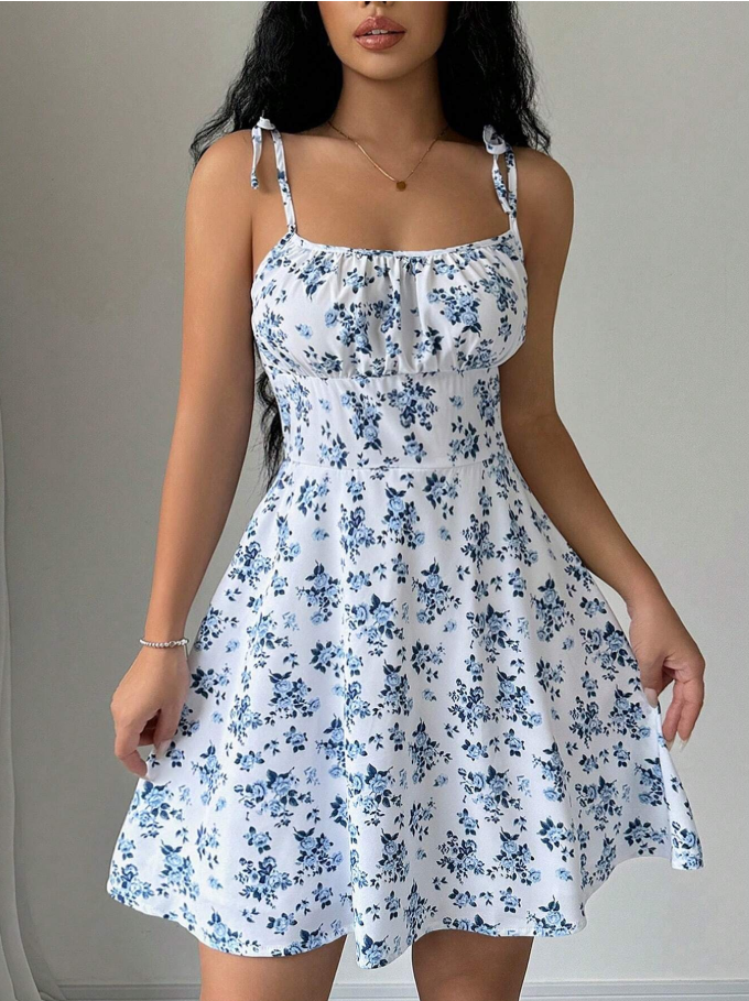Women’s Blossom Breeze Floral Mini Dress