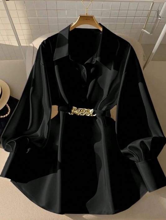 Women’s Midnight Luxe Satin Blouse